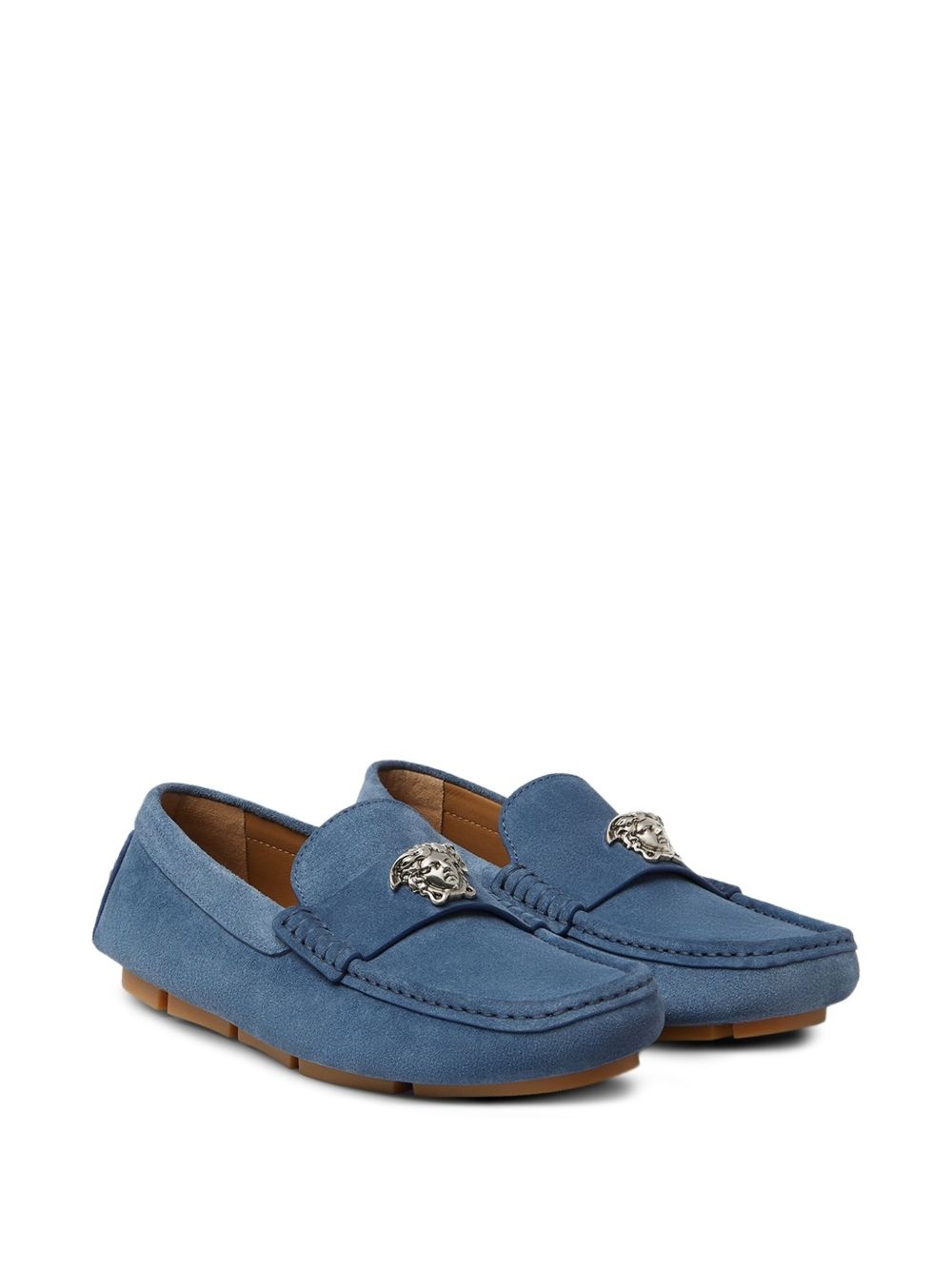 Medusa-plaque loafers - 2