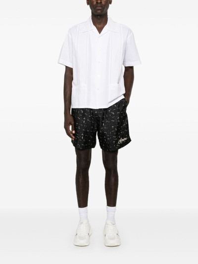 AMIRI abstract-print deck shorts outlook