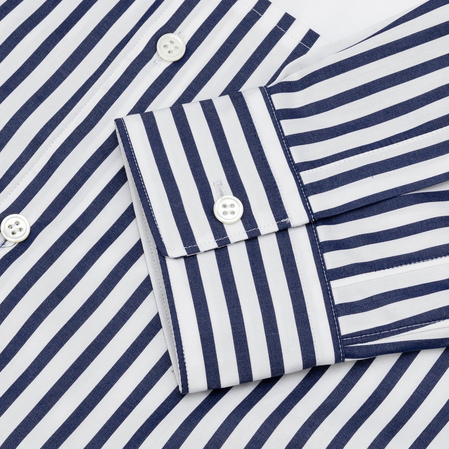 COTTON POPLIN STRIPE SHIRT - 5