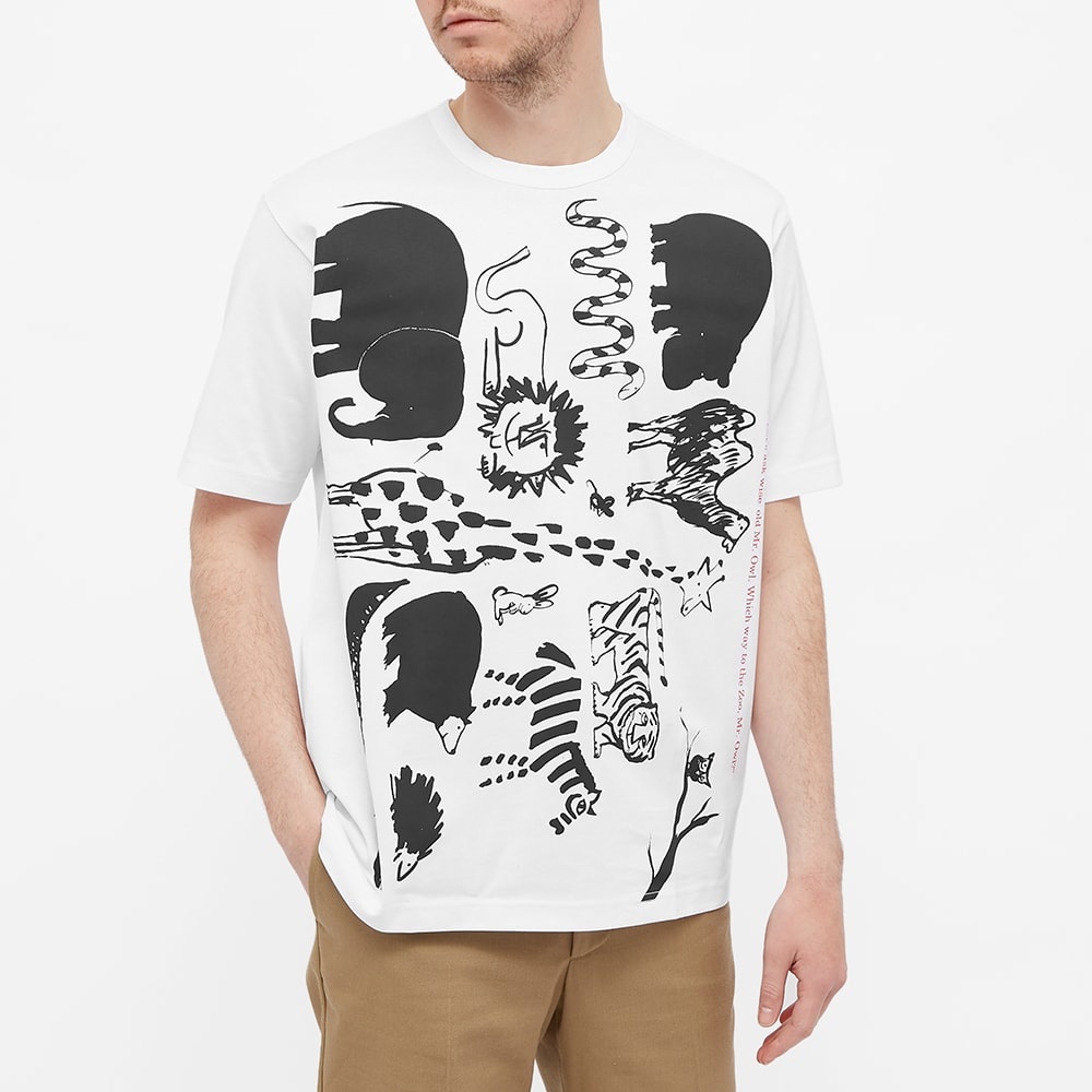 Junya Watanabe MAN Animals Print Tee - 3