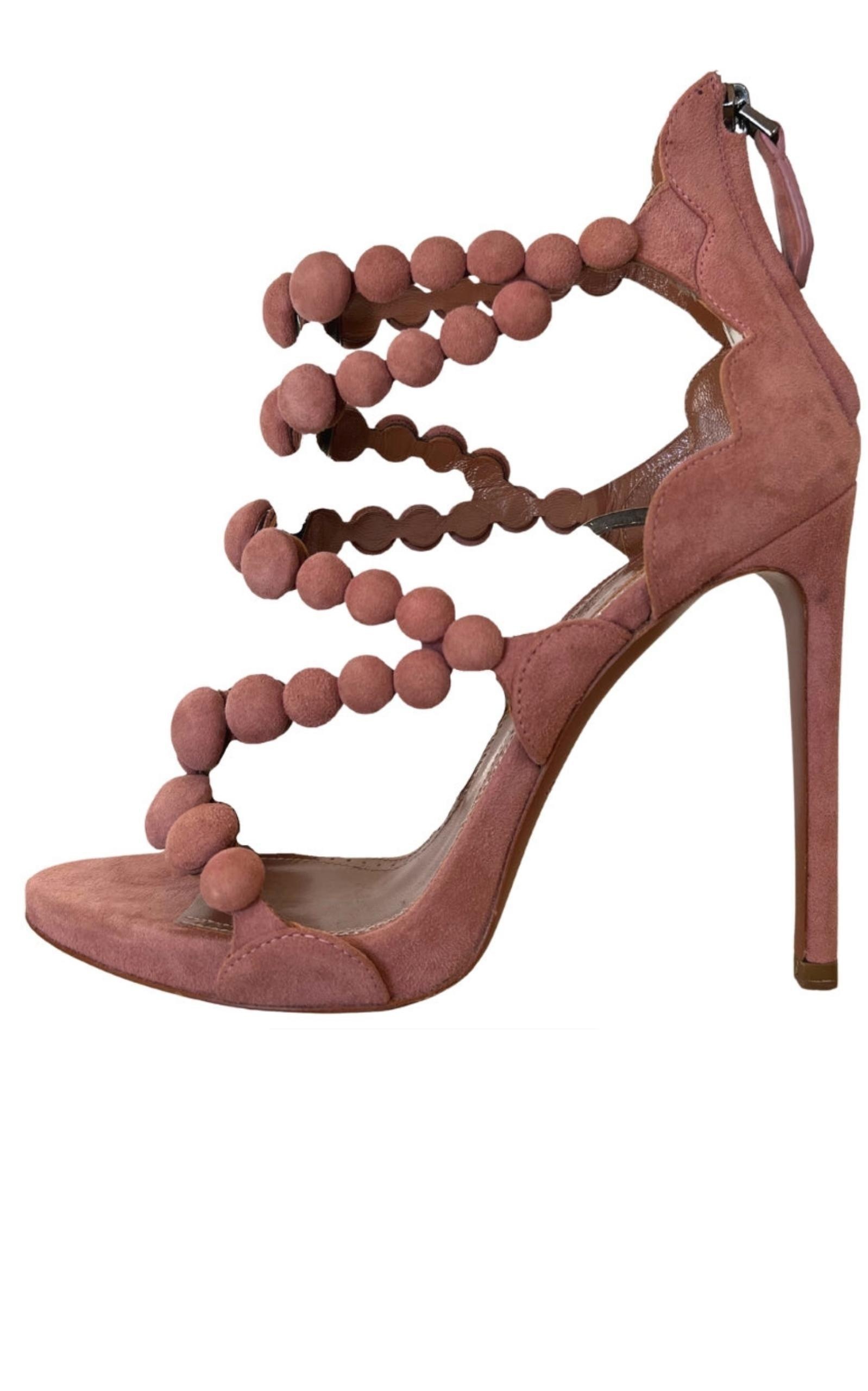 Bombe Suede High Heel Sandals - 2