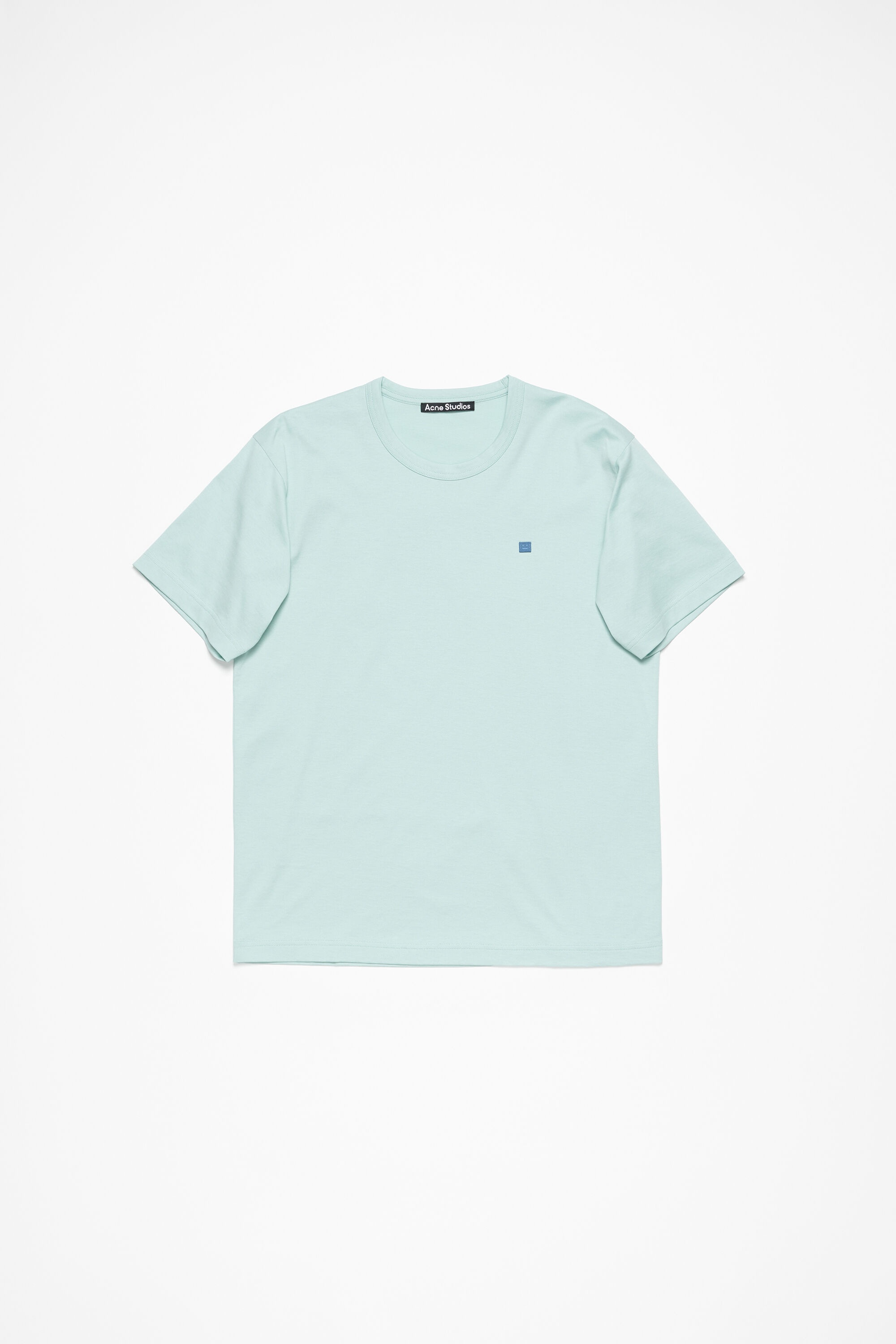 Crew neck t-shirt- Regular fit - Dusty blue - 5