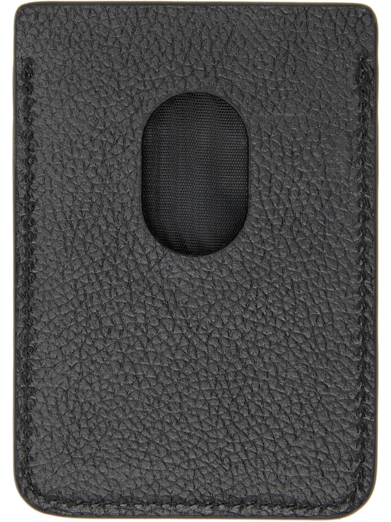 BALENCIAGA Black Cash Magnet Card Holder outlook