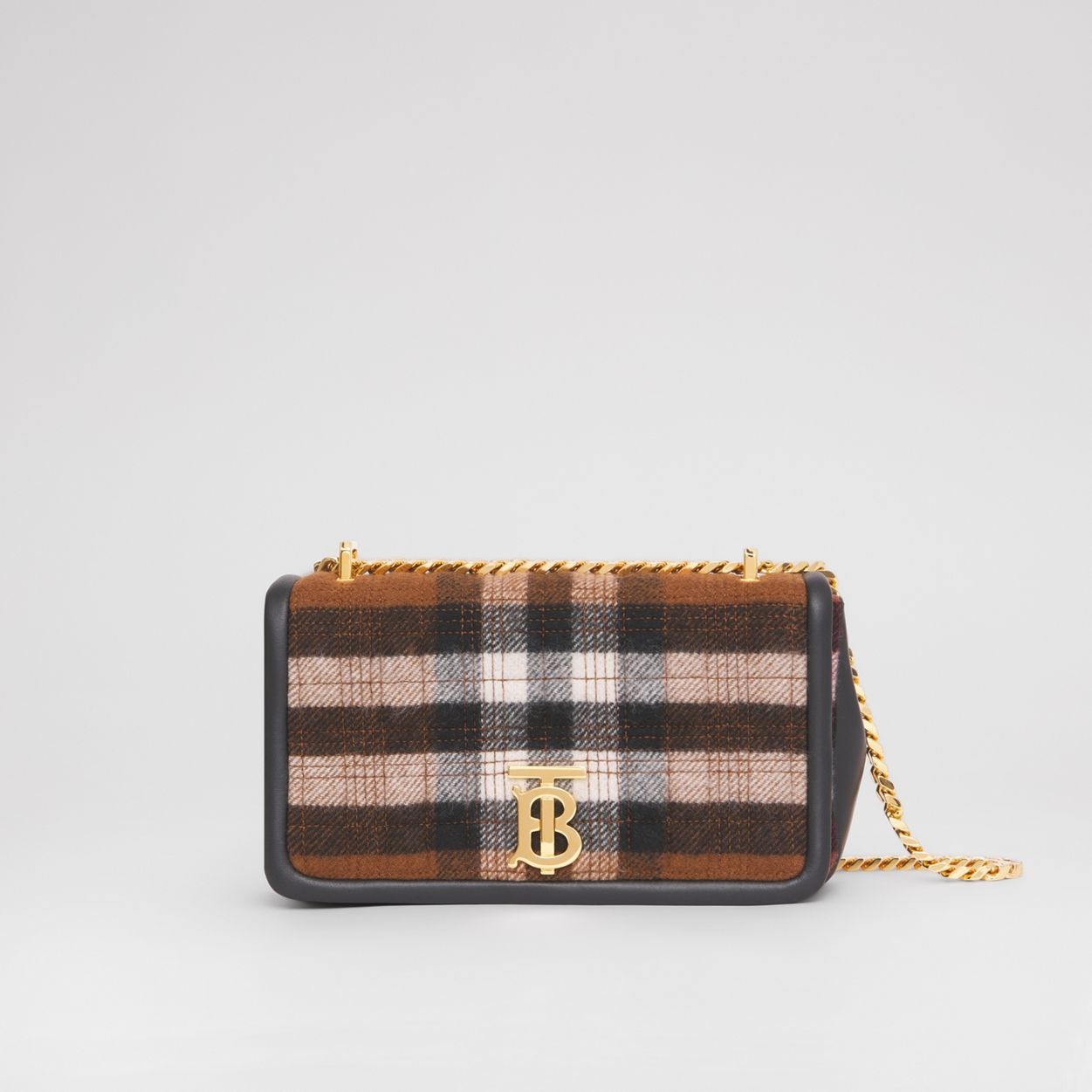 Small Quilted Check Cashmere Lola Bag - 1
