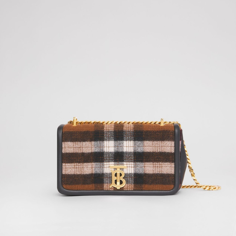 Small Quilted Check Cashmere Lola Bag 1