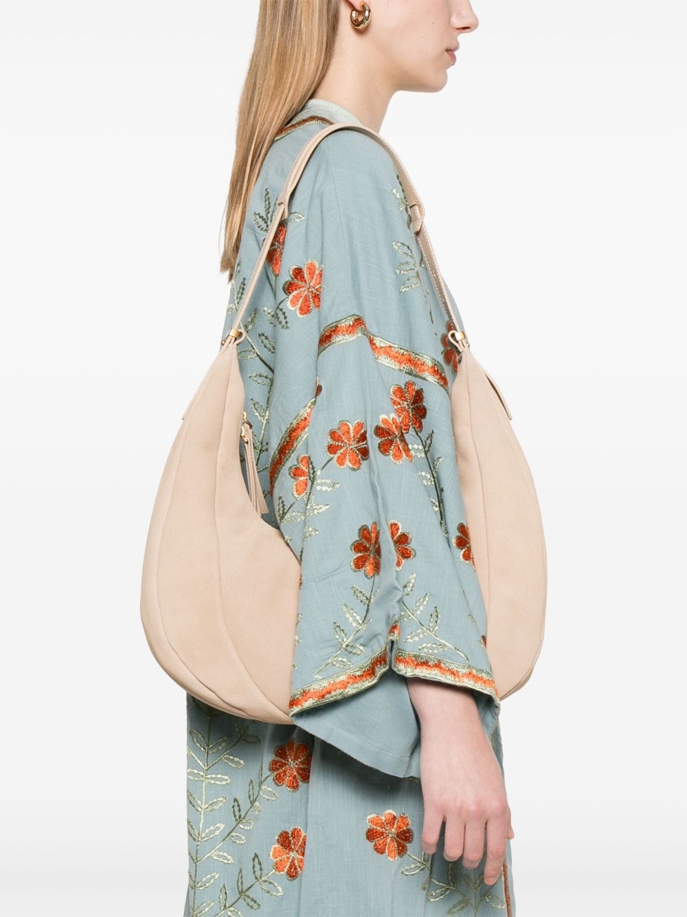 suede shoulder bag - 2