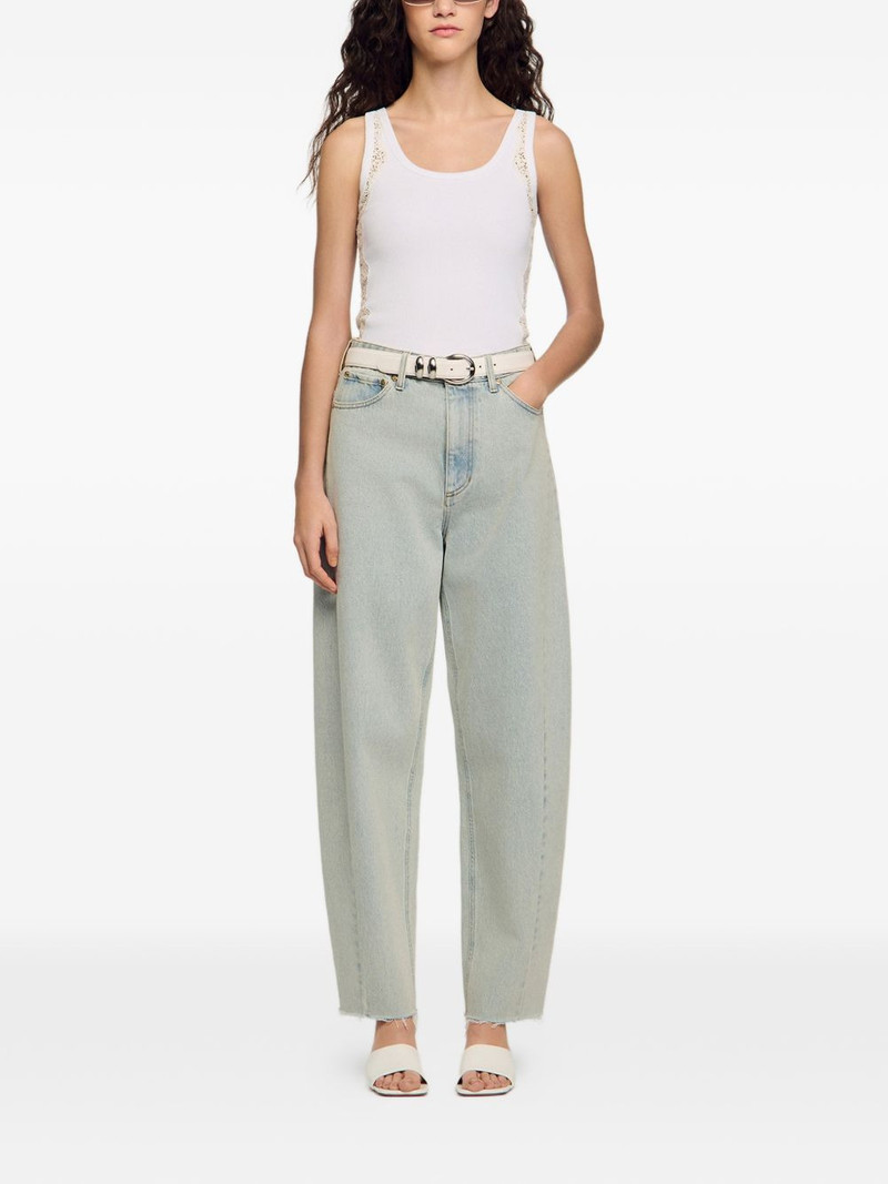 Sandro lace-trim top outlook