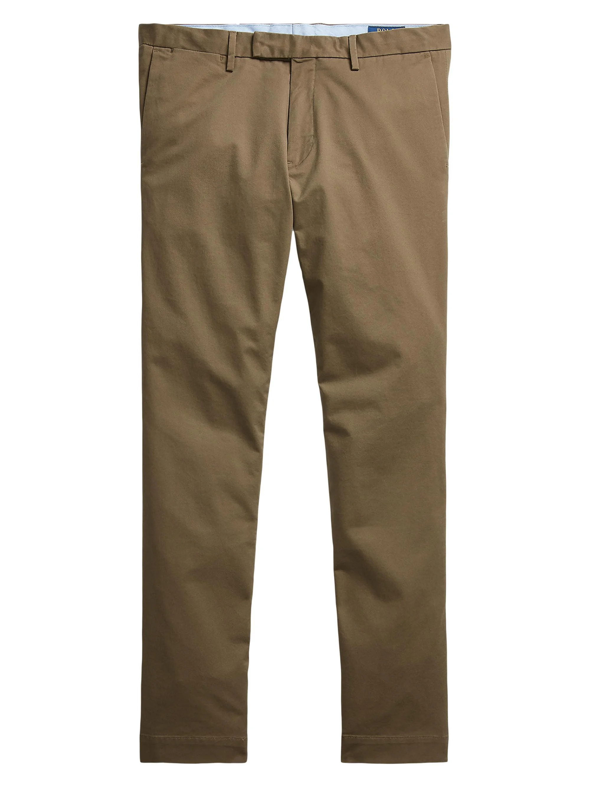 Men's Stretch-Cotton Flat-Front Pants - Canopy Olive - 1
