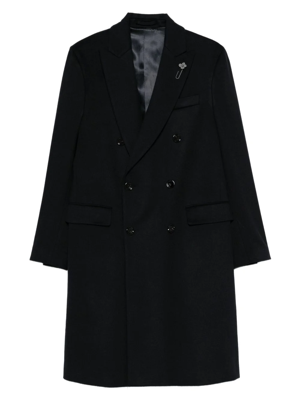 double-breasted coat - 1