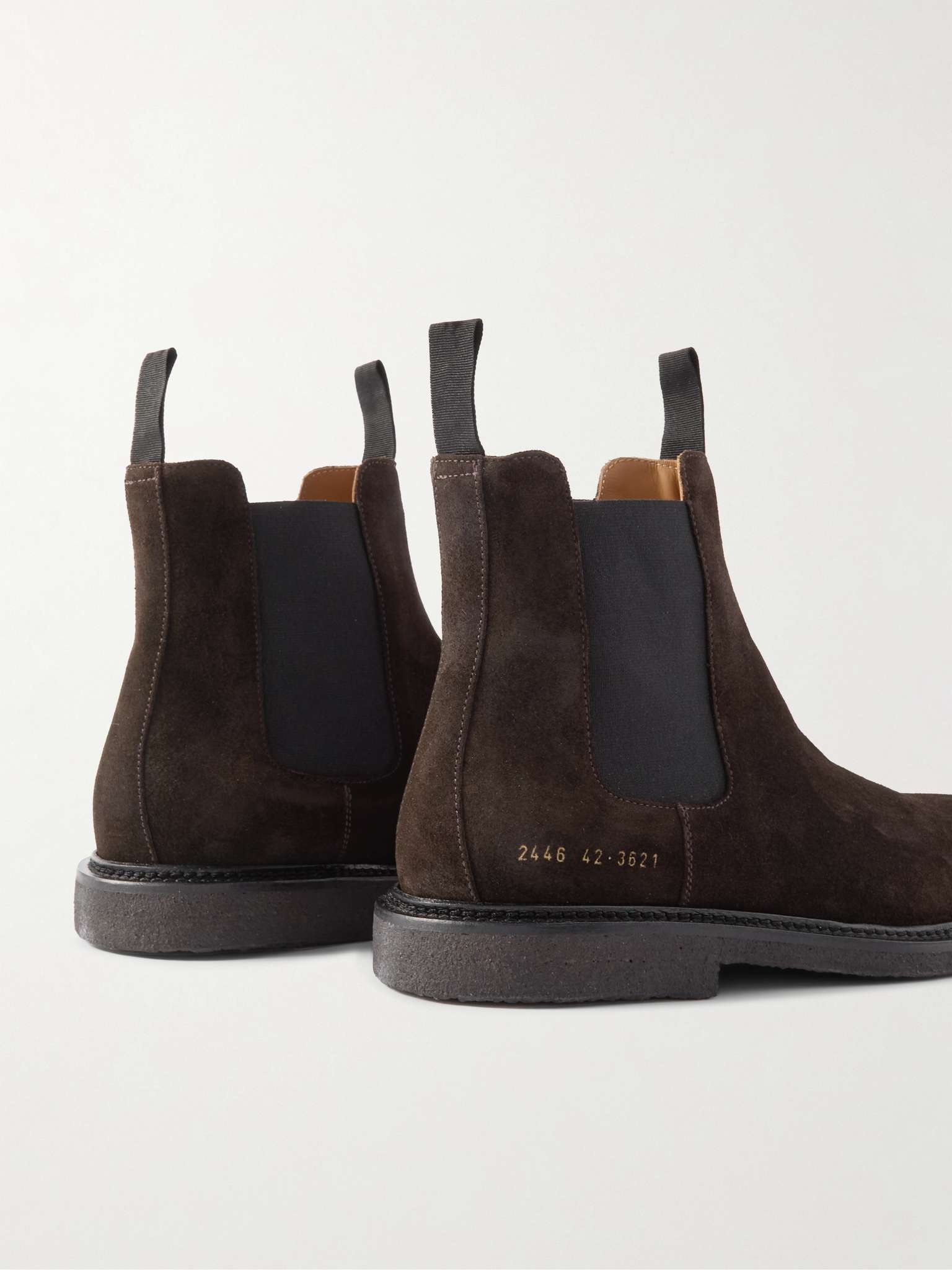 Waxed-Suede Chelsea Boots - 5