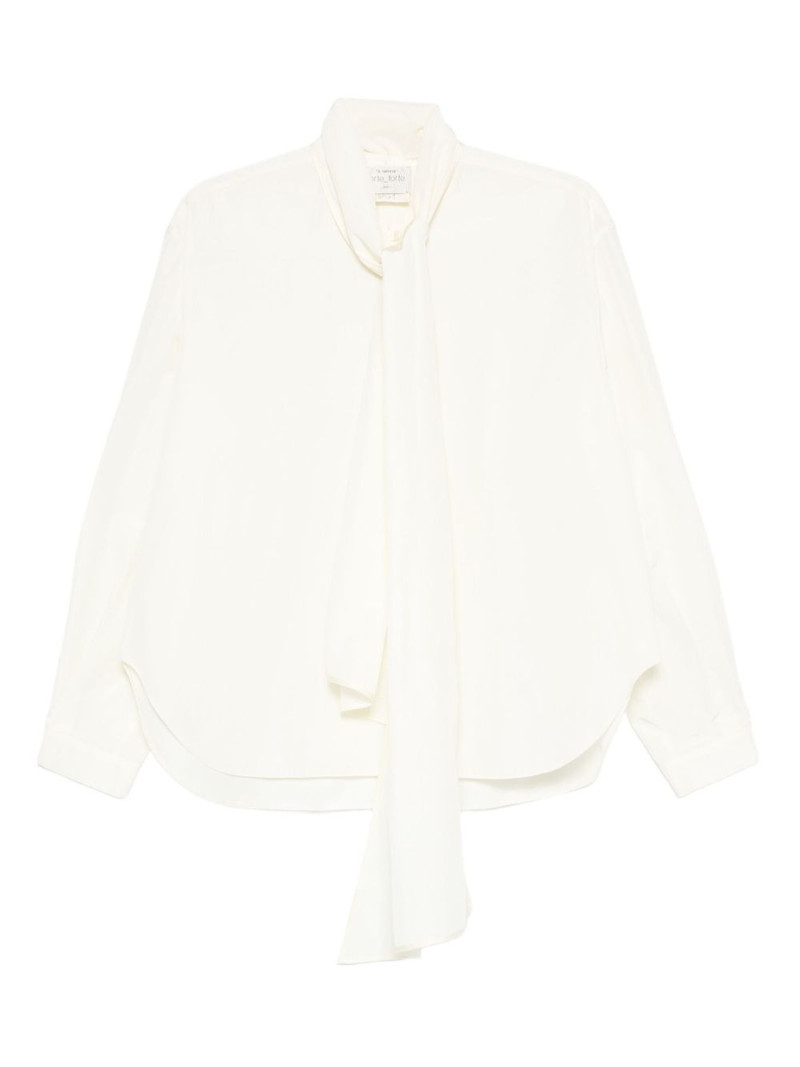 pussy bow-collar blouse 1