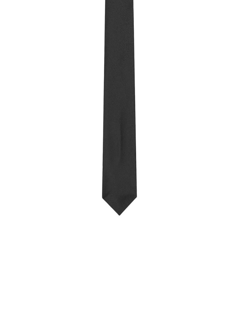 pointed silk tie - 2