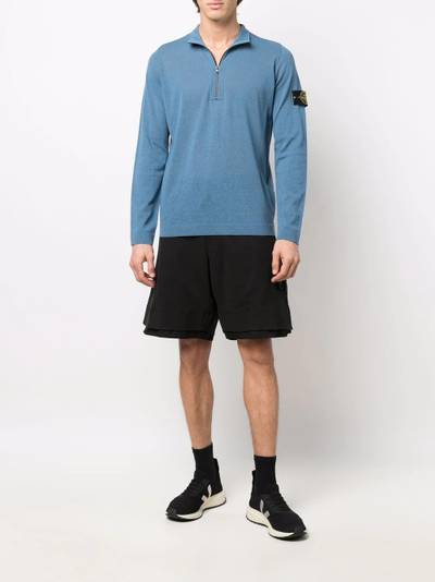 Stone Island half-zip sweatshirt outlook