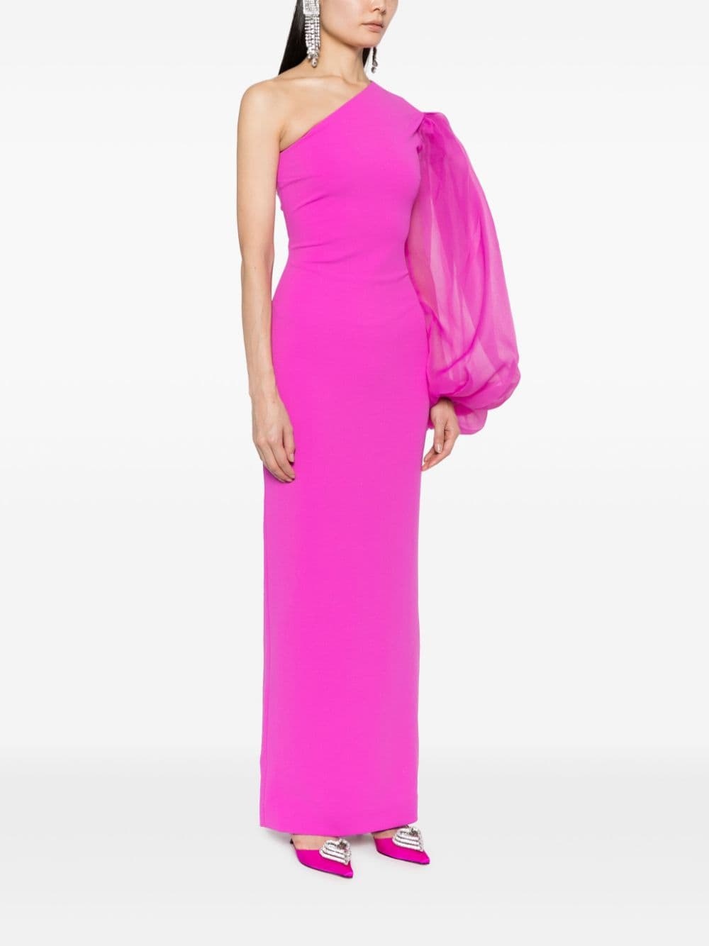 Hudson one-shoulder gown - 3