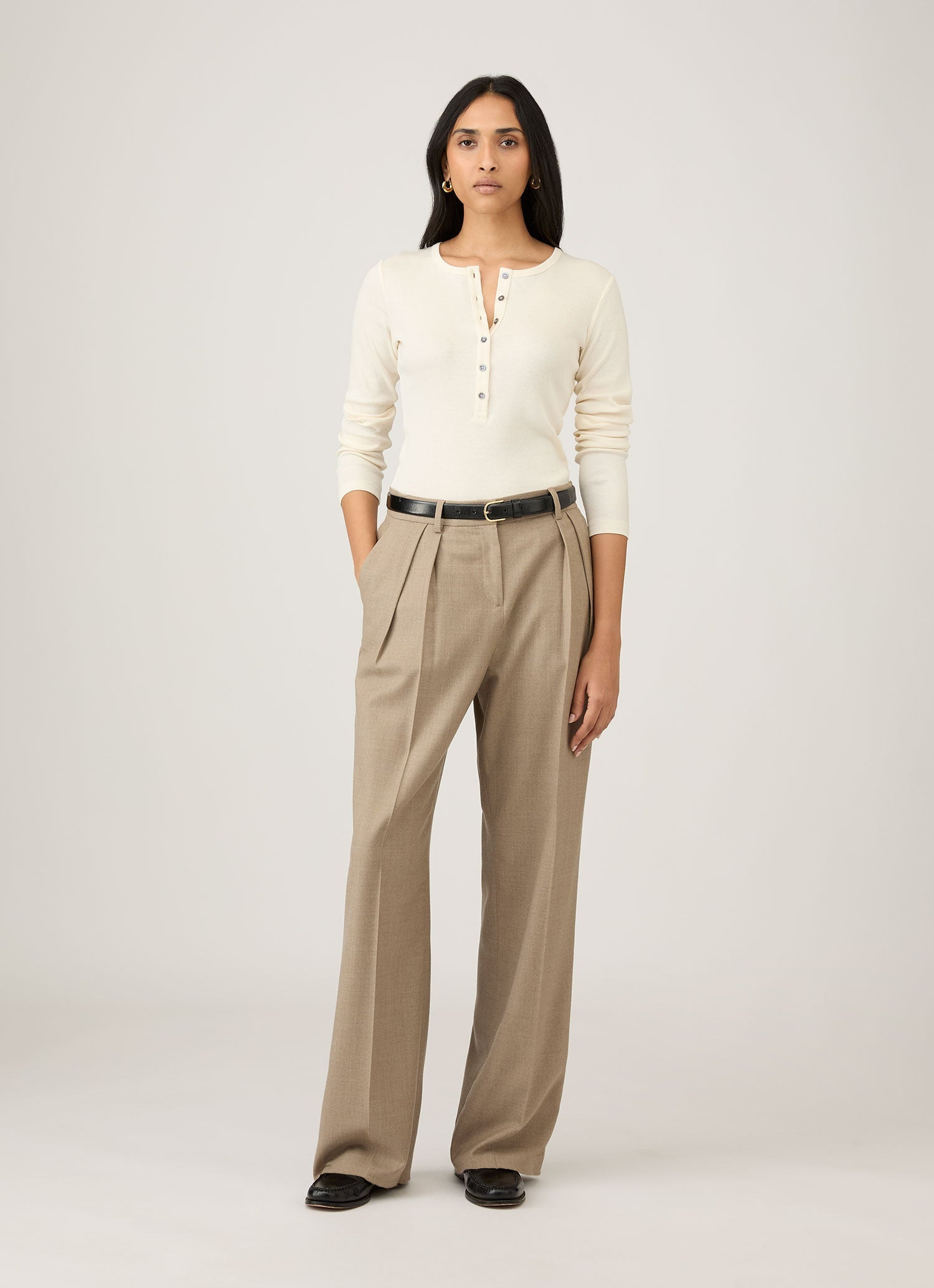 Ribbed Henley - 2