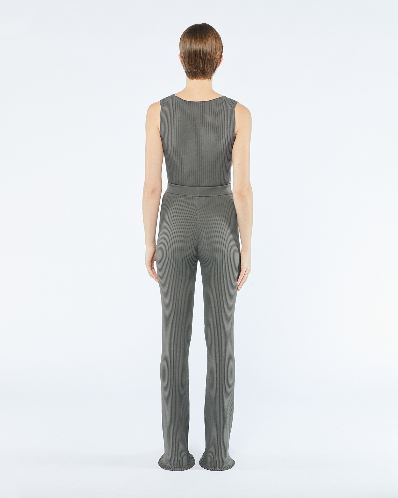 ALEA - Ribbed pants - Asphalt - 4