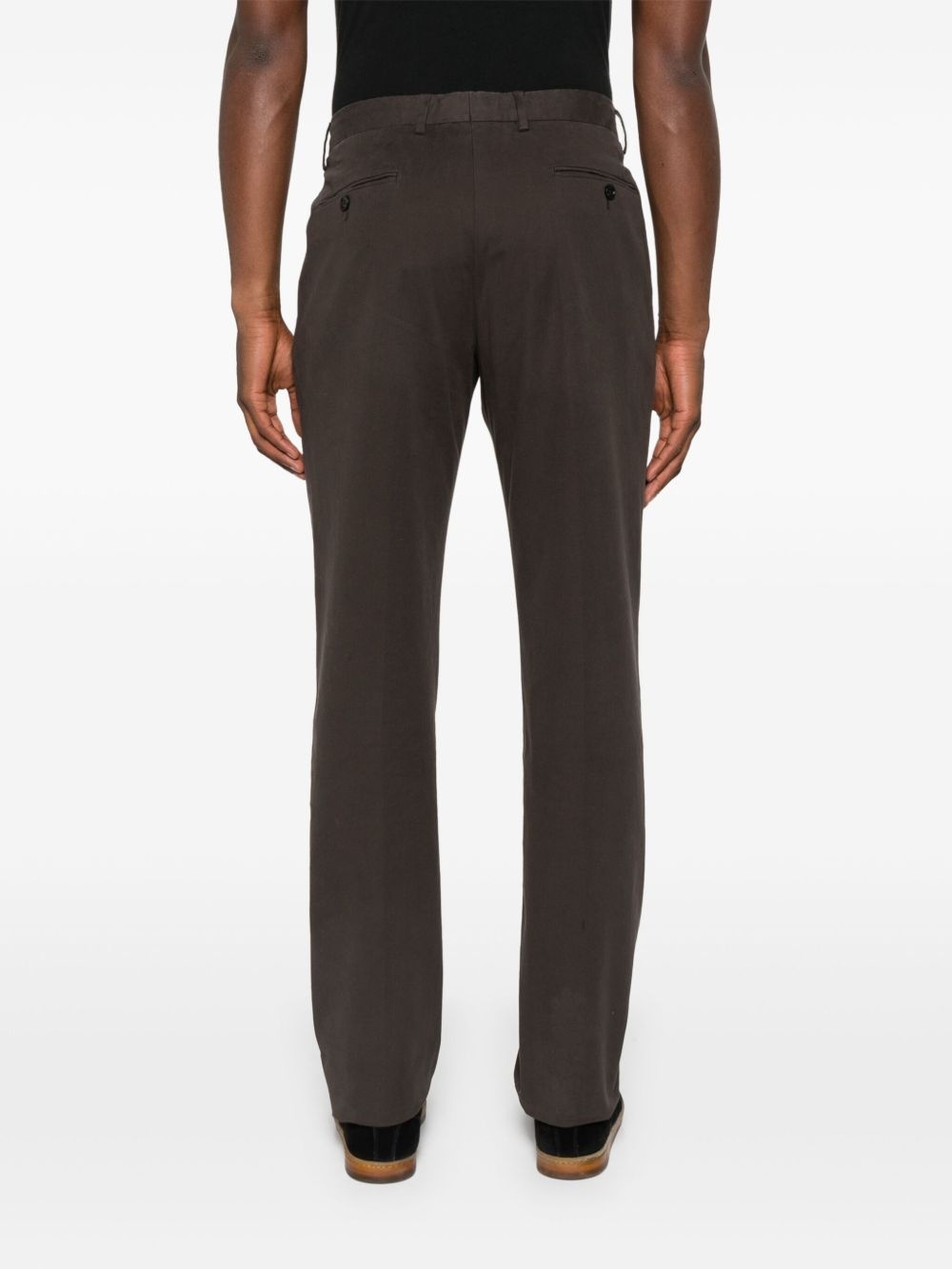 stretch-design chino trousers - 4