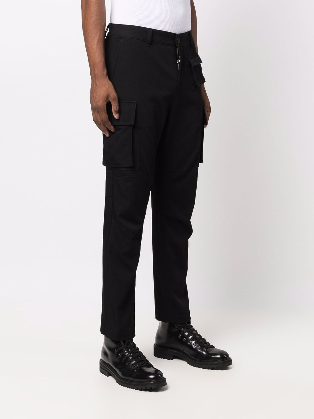 regular-fit cargo trousers - 3