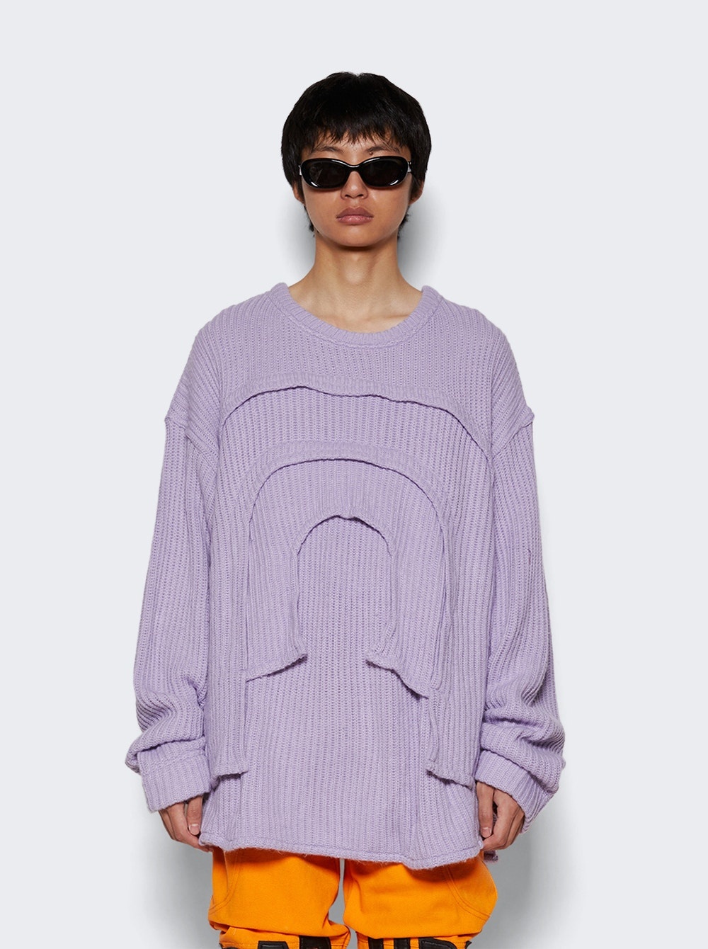 L'arc Woven Sweater Lavender - 3