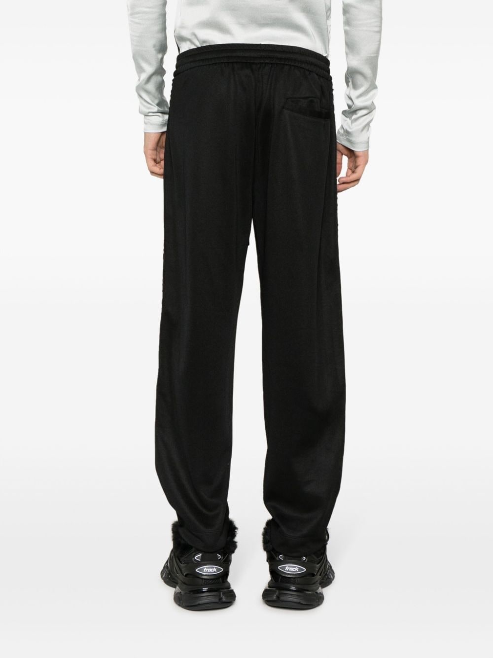 logo-print drawstring trousers - 4