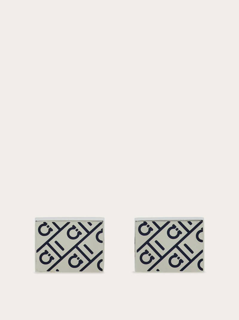 Ferragamo monogram cufflinks 1