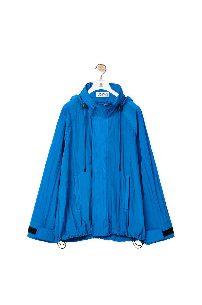 Hooded parka in textured nylon 1