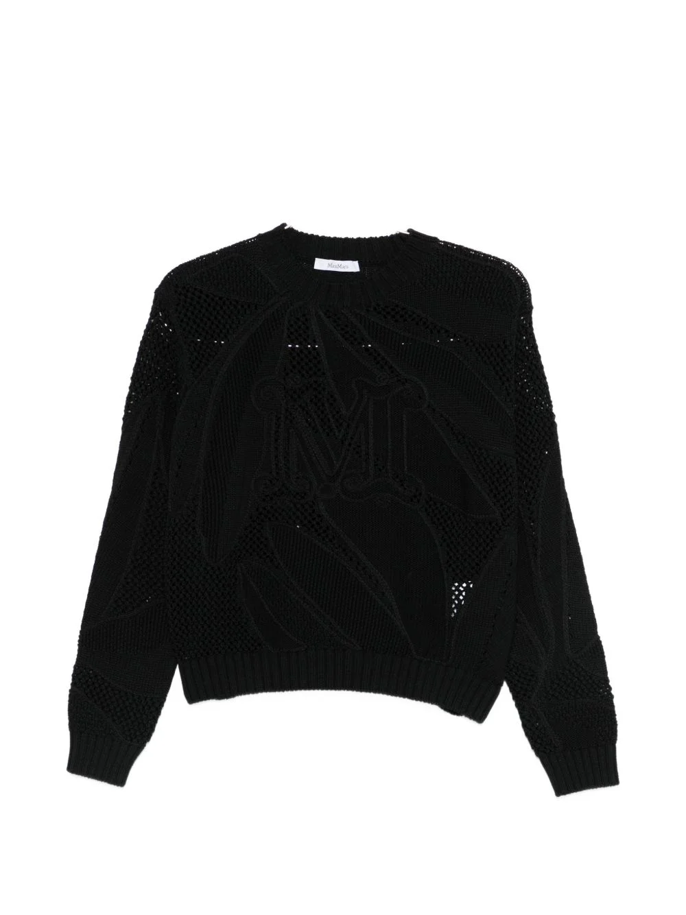 openwork sweater - 1