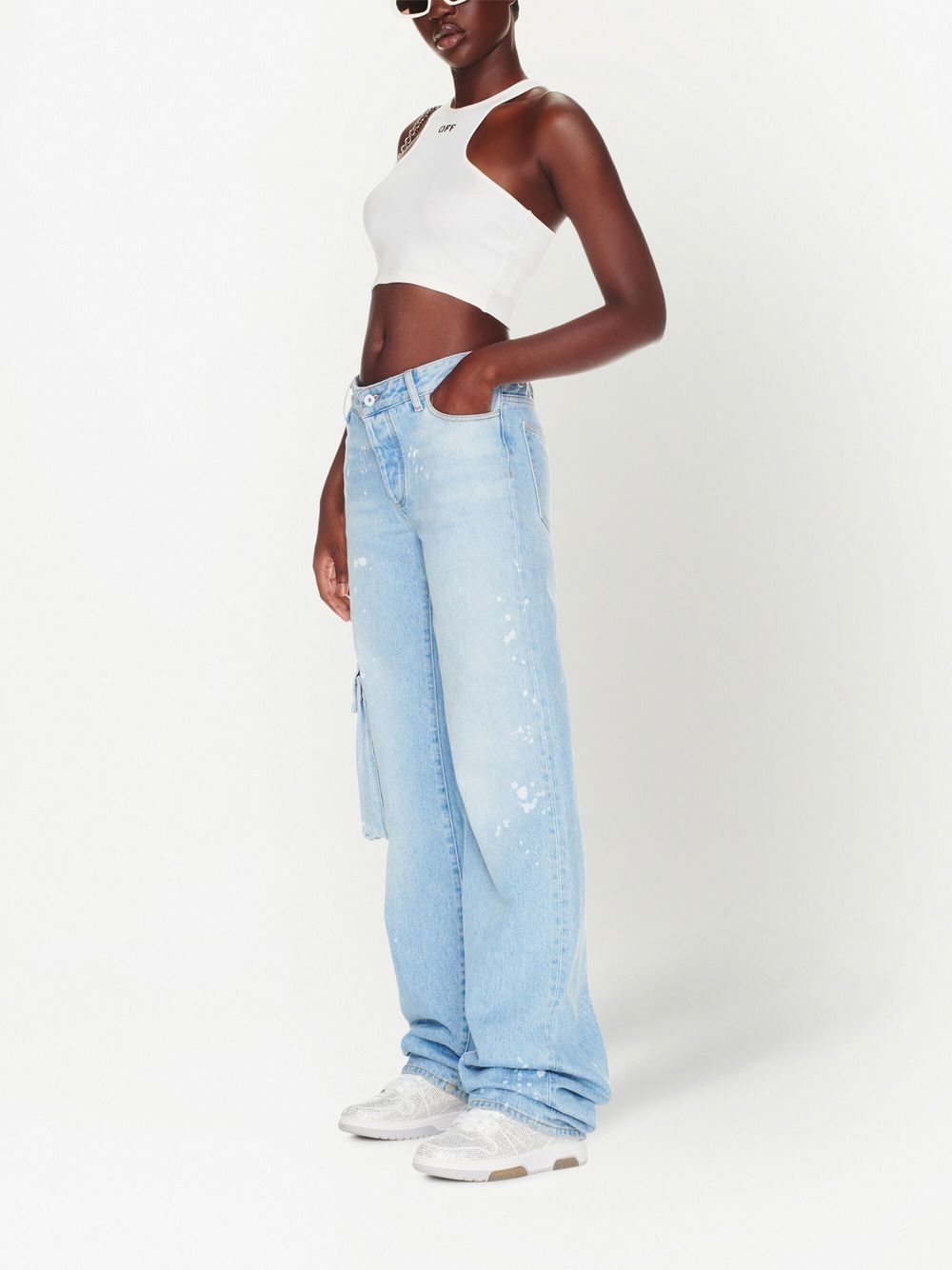 Toybox Painted wide-leg jeans - 3