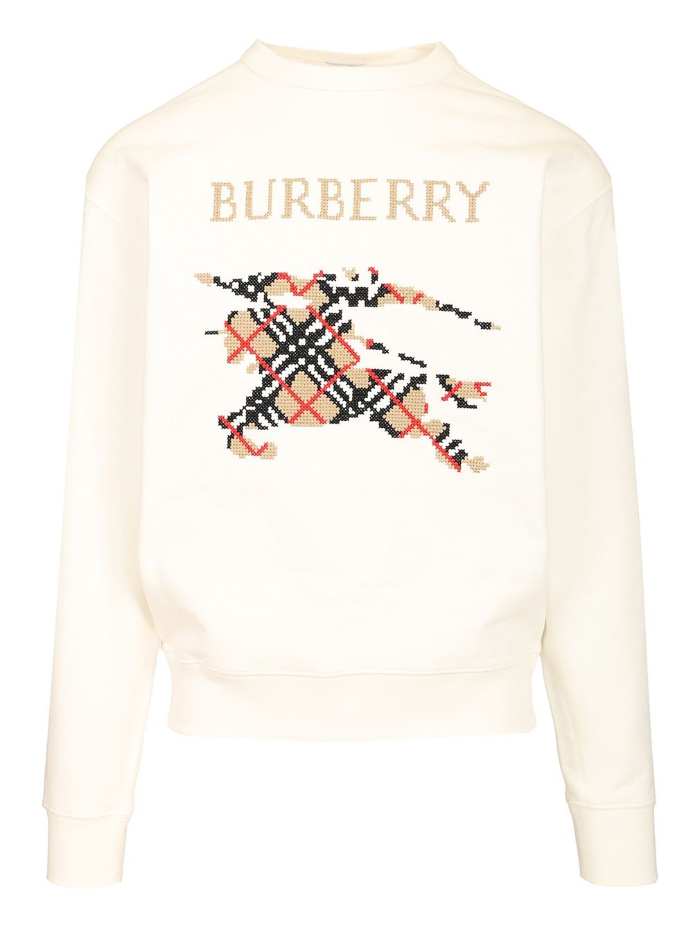 Cotton Sweatshirt Sweatshirts White - 1