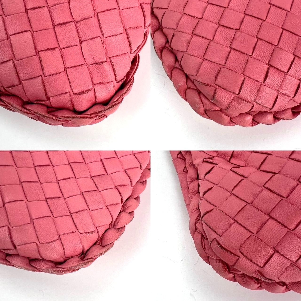 Bottega Veneta Nappa Intrecciato Medium Veneta Hobo Rose Pink Bag - 7