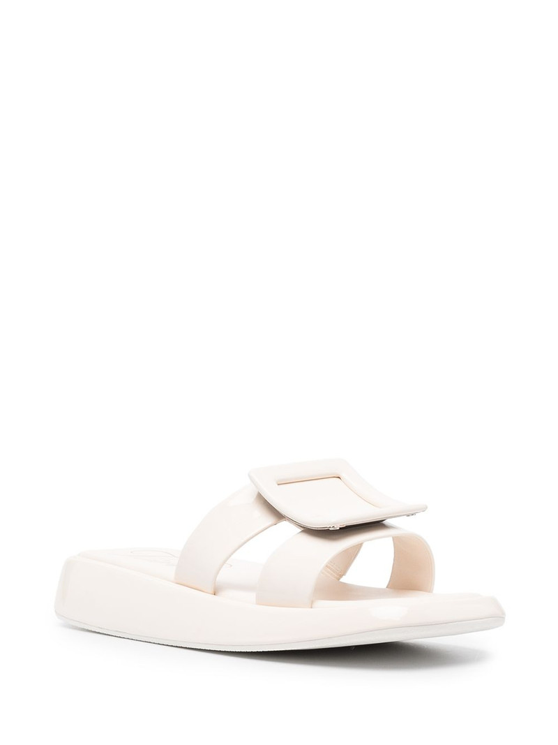 Roger Vivier square front buckle sandals outlook