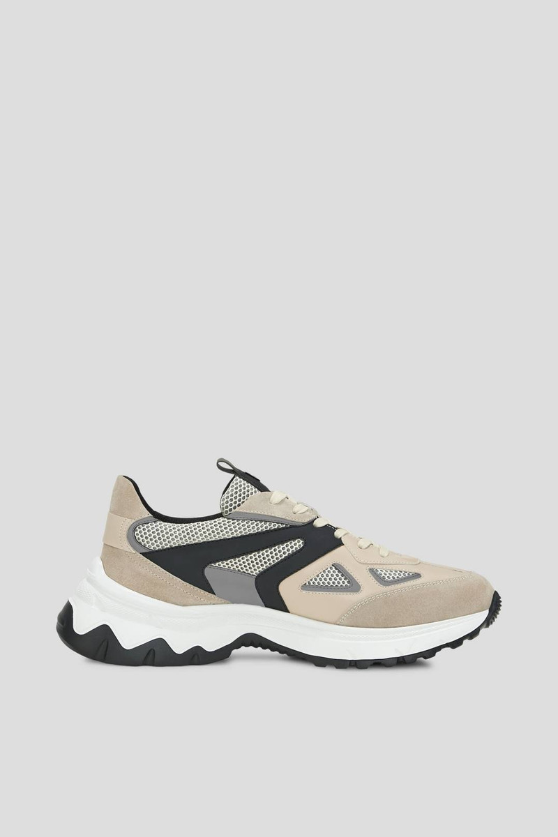 BOGNER NASHVILLE TRAINERS IN SAND/BLACK outlook