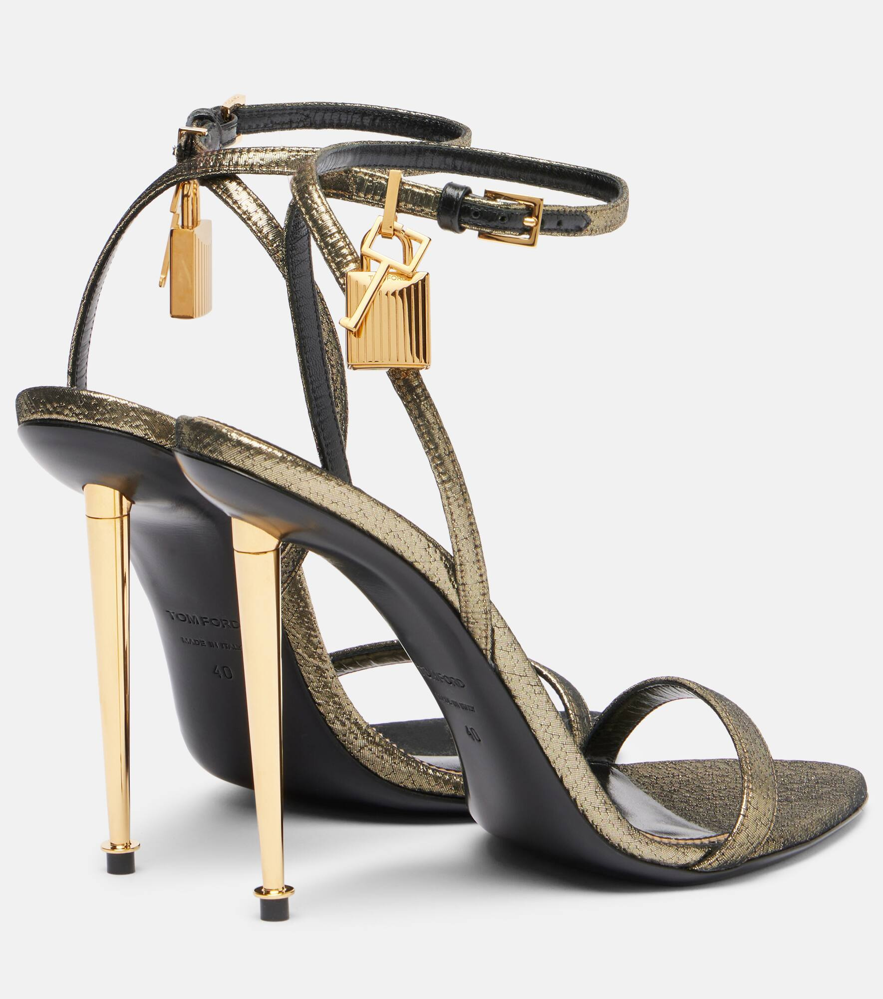 Padlock 105 metallic sandals - 2
