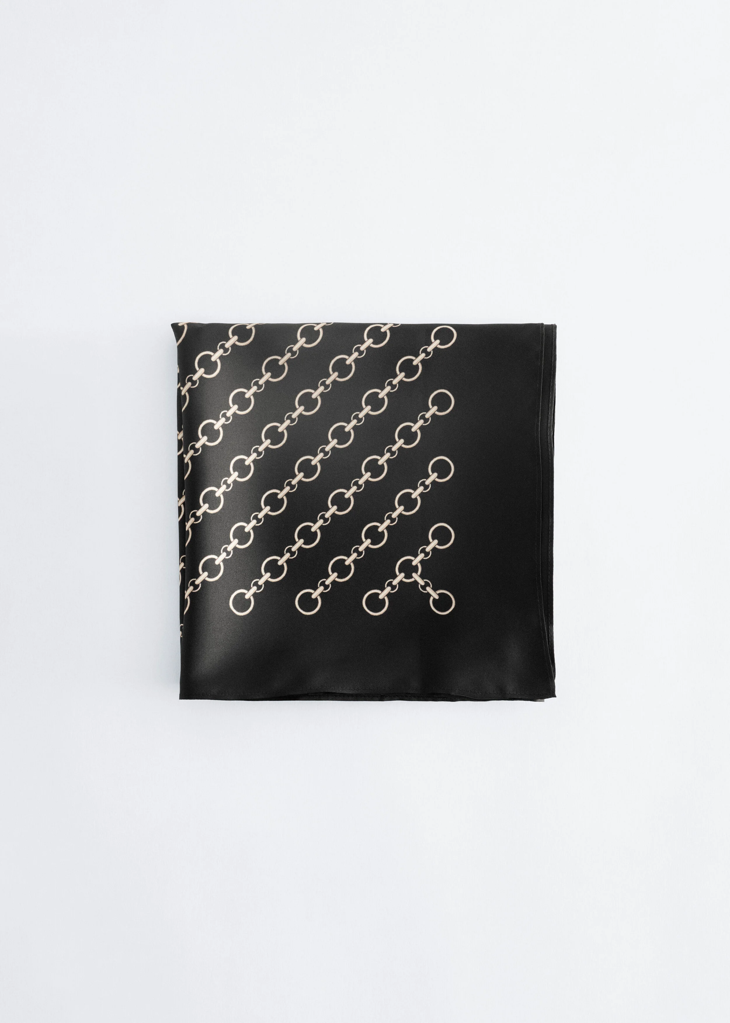 Printed Silk Scarf - 1
