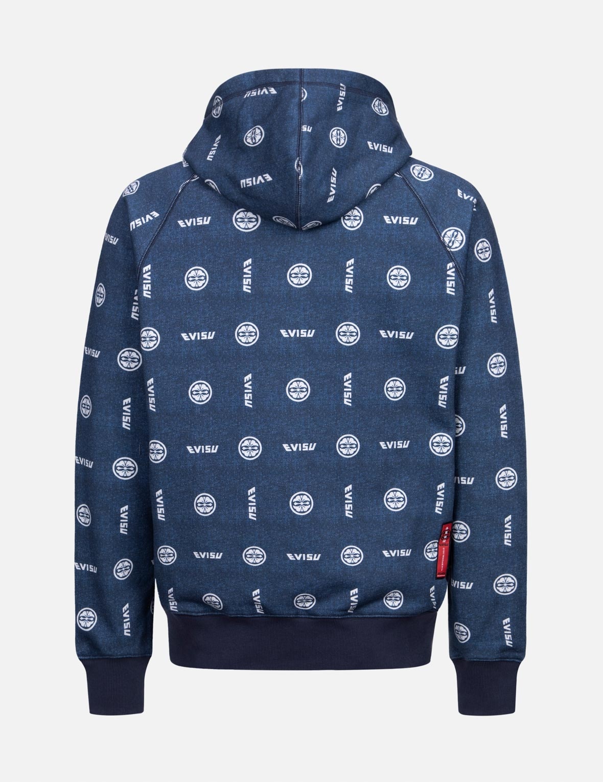 ALLOVER LOGO AND KAMON PRINT RELAX FIT HOODIE - 2