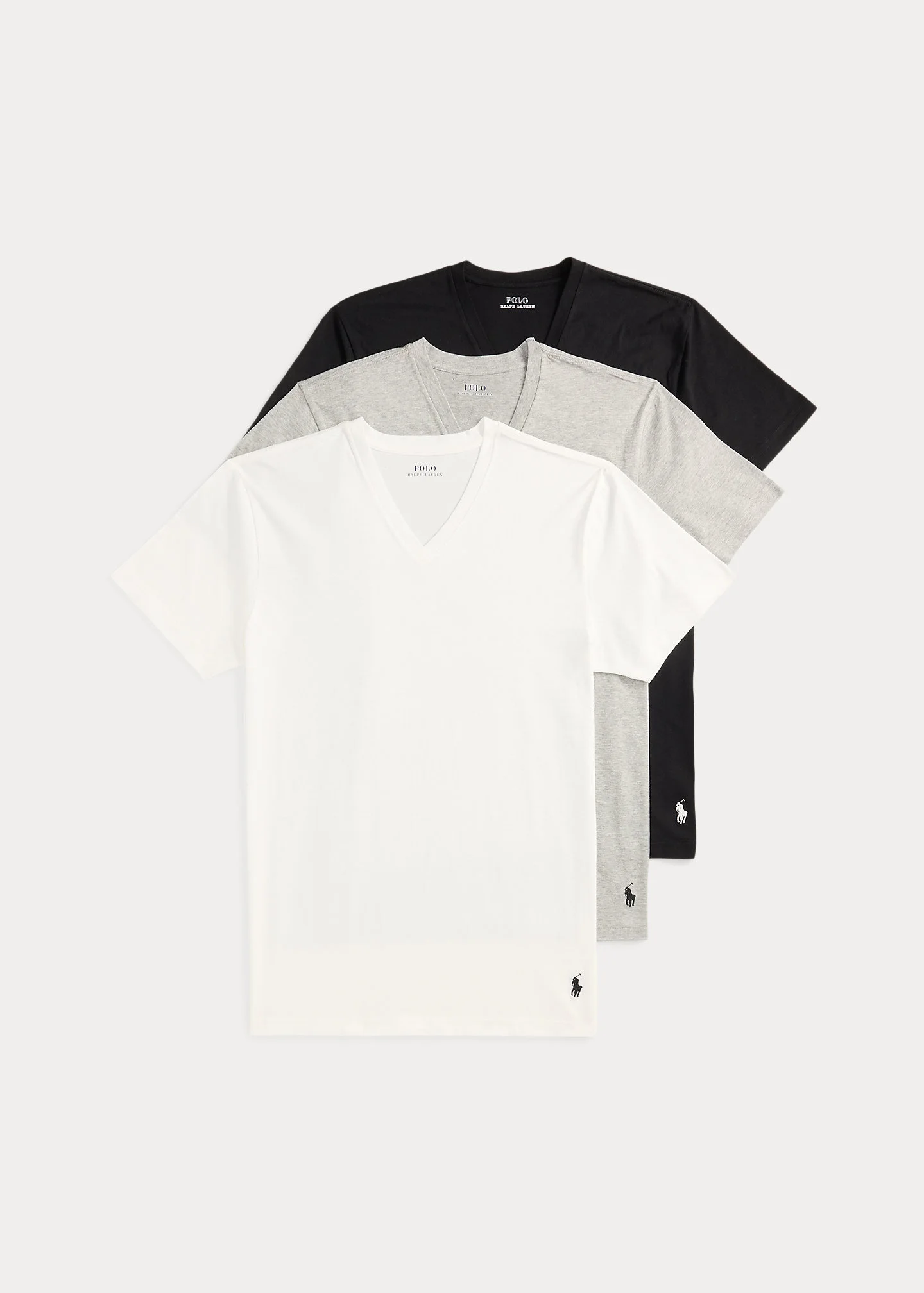 Classic Fit Wicking V-Neck 3-Pack - 1