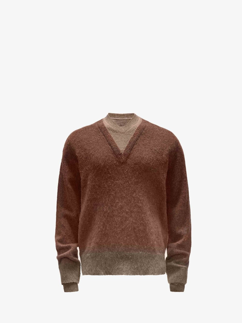 GRADIENT V-NECK SWEATER - 1
