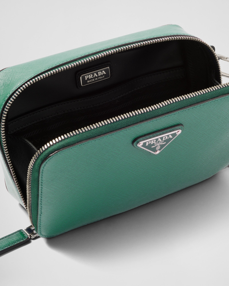 Small Saffiano leather Prada Brique bag 4