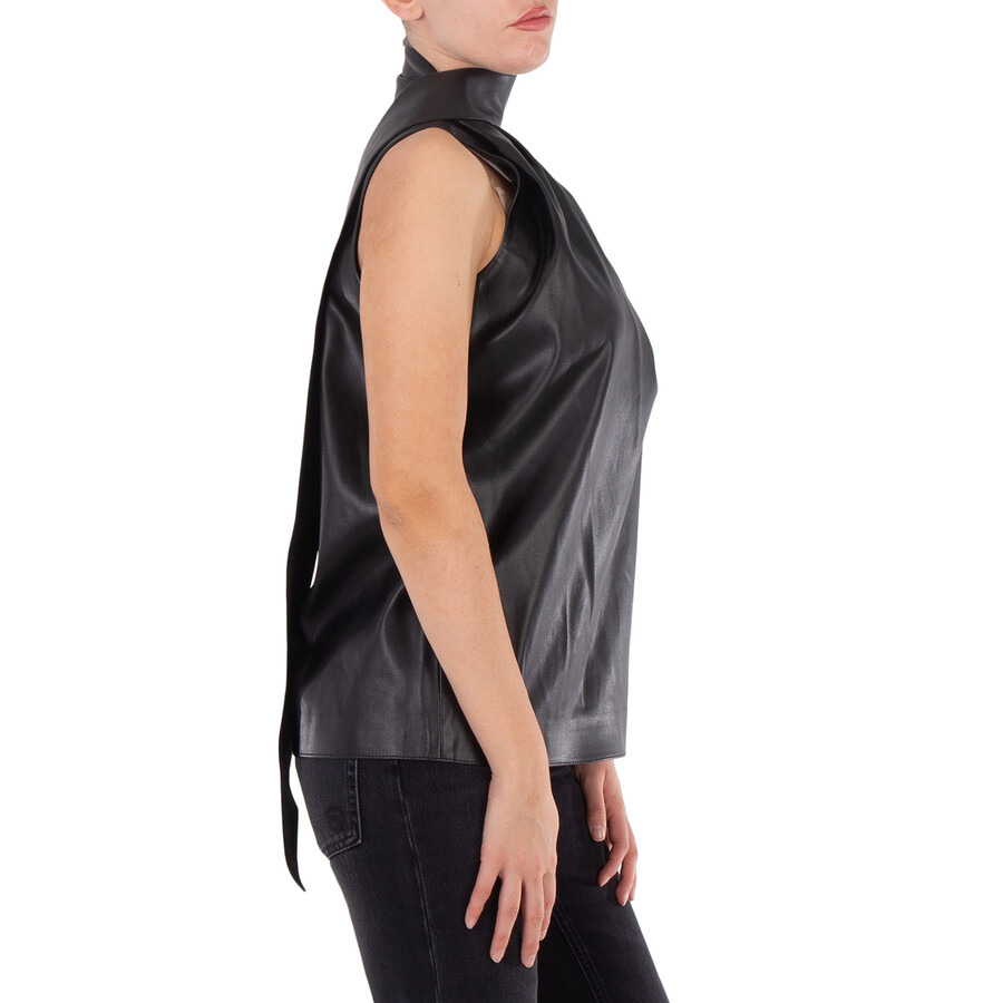 Stella McCartney Ladies Black Scarf One-Shoulder Top - 2