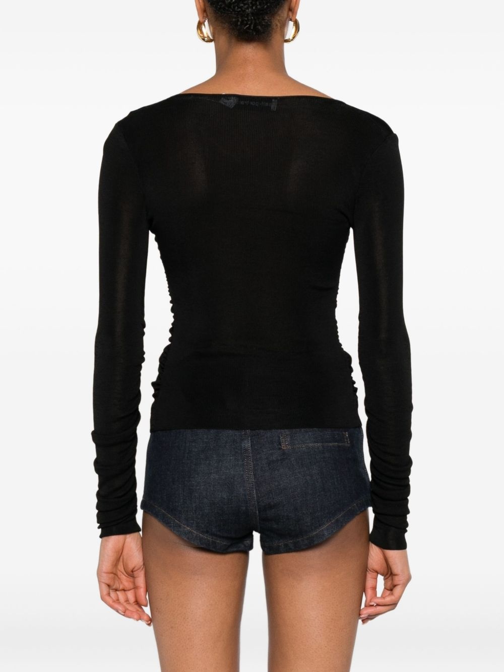 button-detailed long-sleeve t-shirt - 4