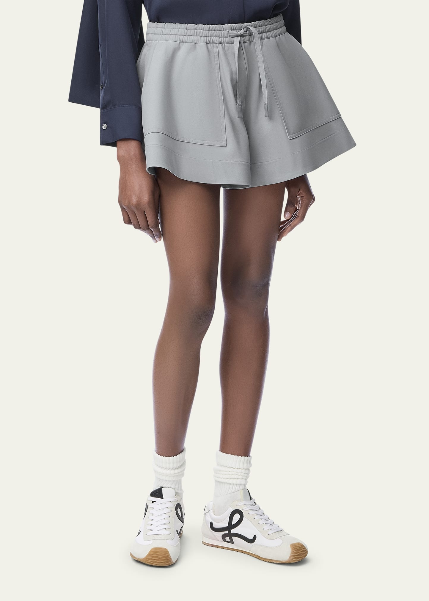Flared Mini Shorts - 3
