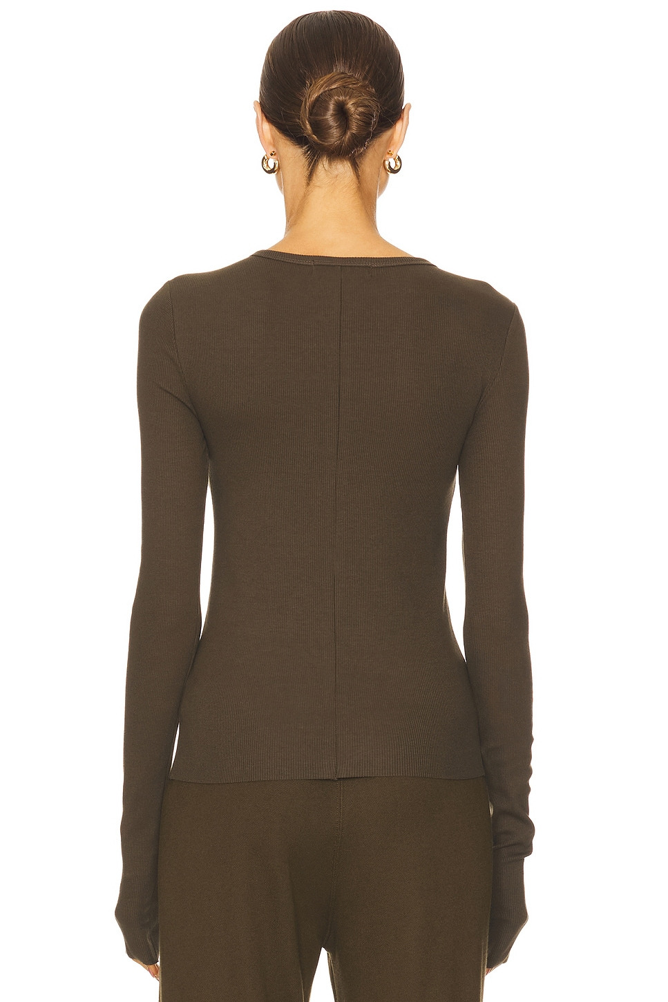 Long Sleeve Fitted Top - 3