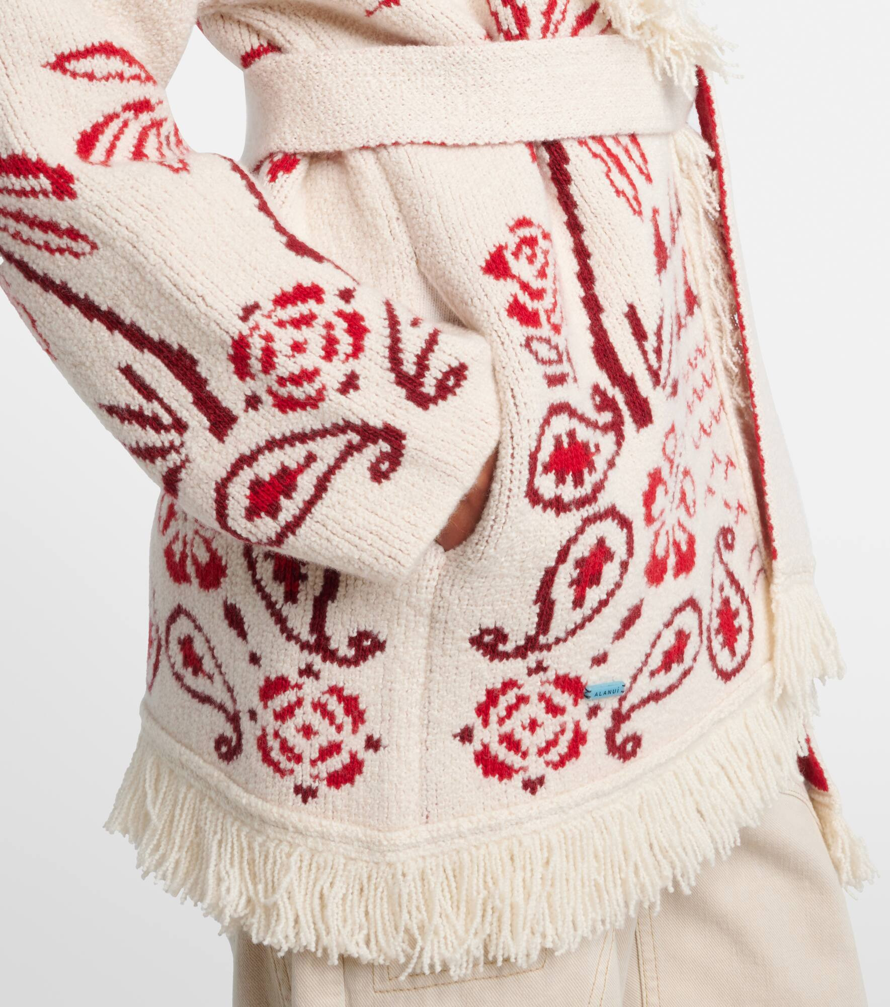 Glimpse Of Eden wool, cashmere, and cotton cardigan - 5