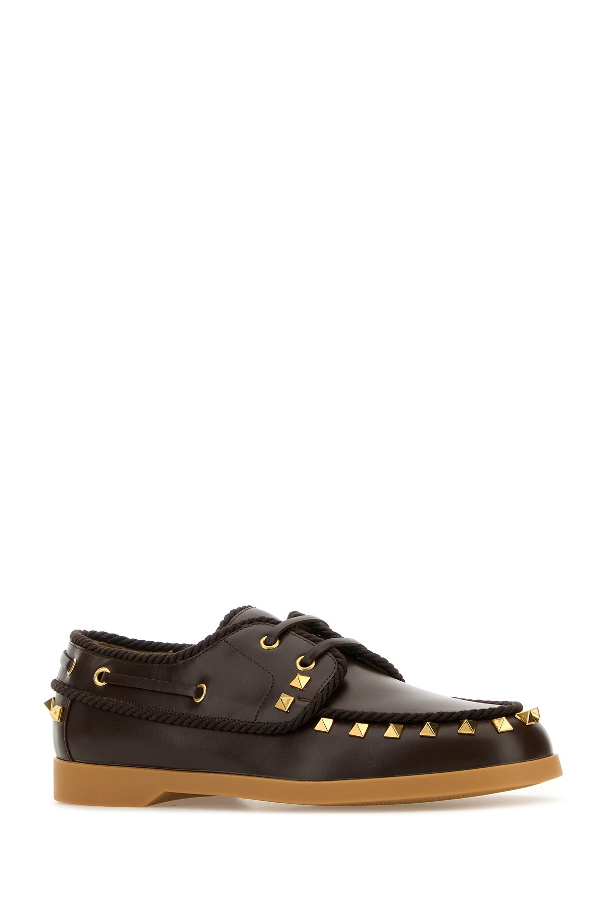 Dark brown leather loafers - 2