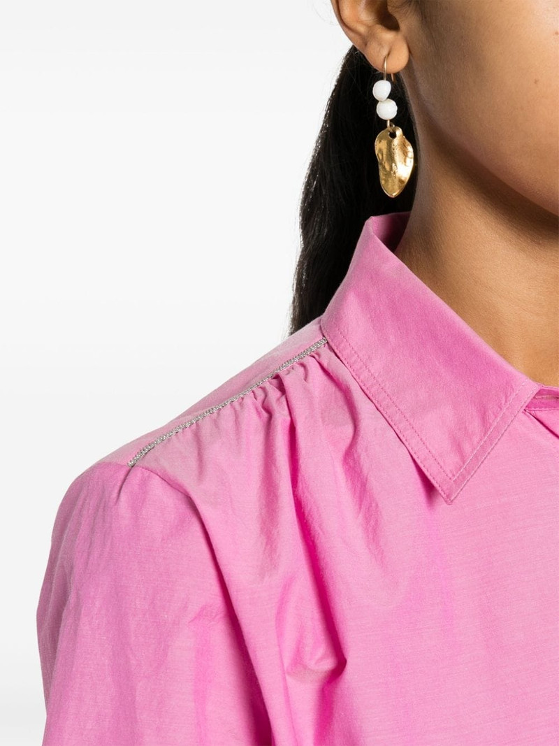 beaded belted shirt dress 5