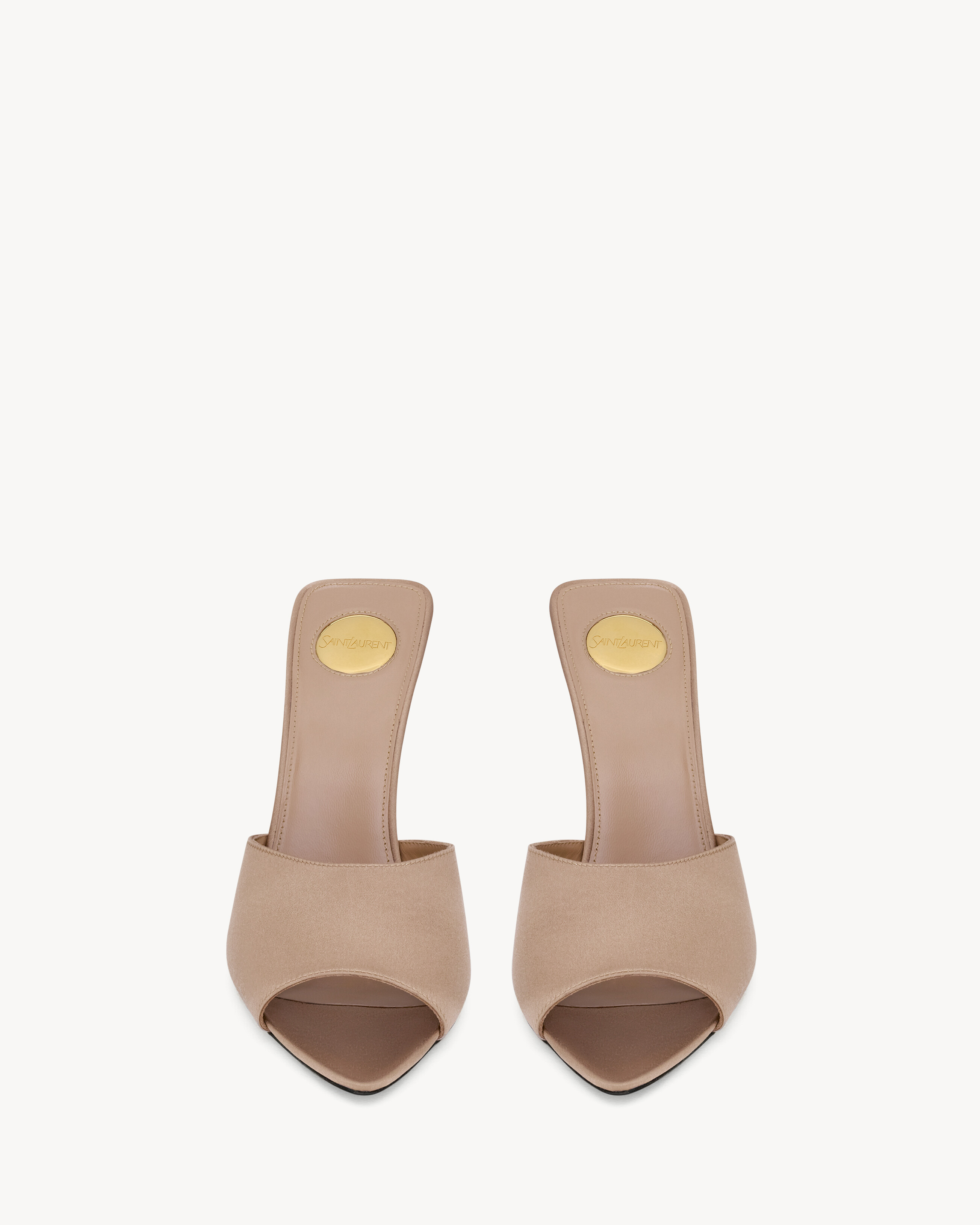 ROMY MULES IN SATIN CREPE - 2