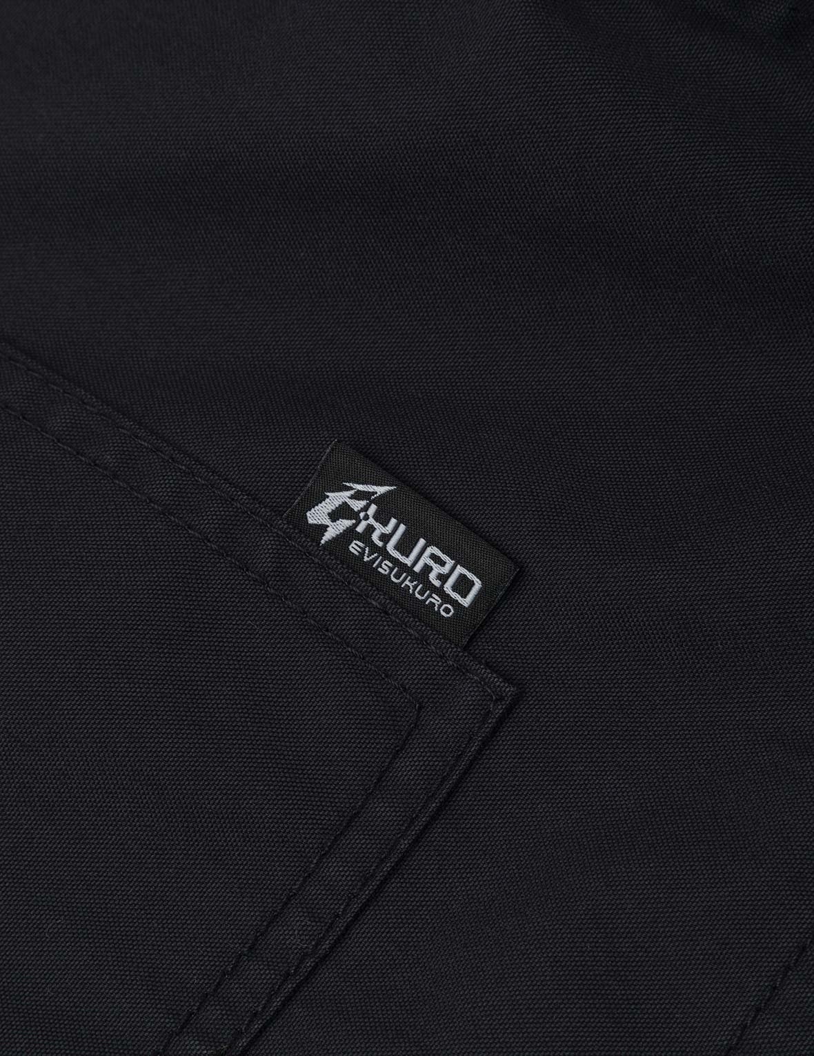 Logo and Seagull Embroidery with Detachable Sleeves Loose Fit Shirt Jacket - 10