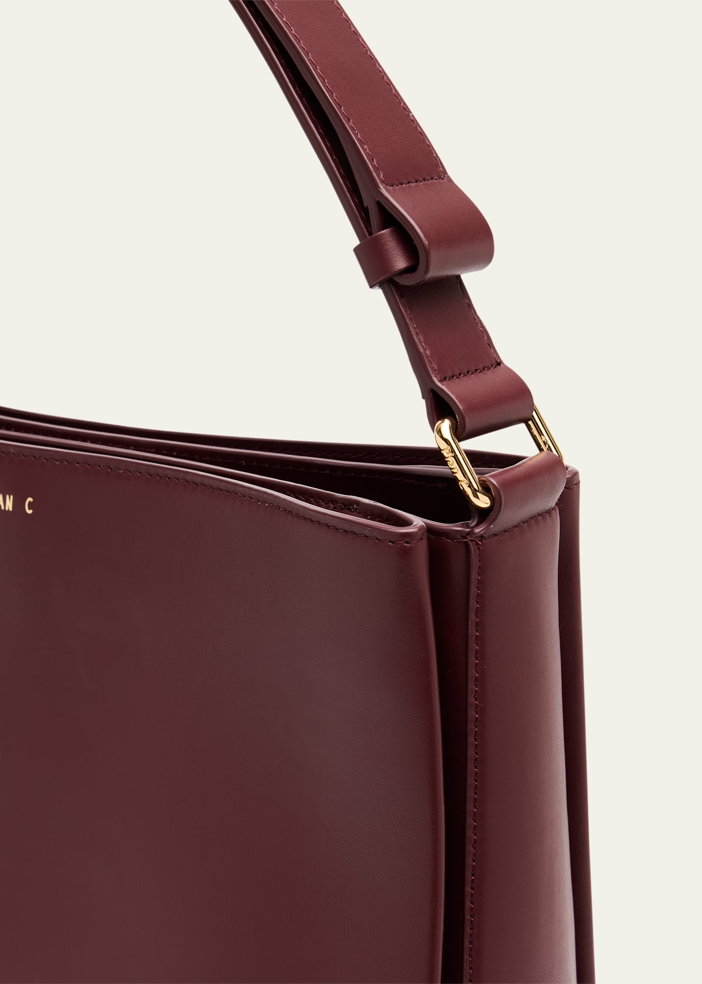 Folded Tote Bag in Vitello Leather - 5