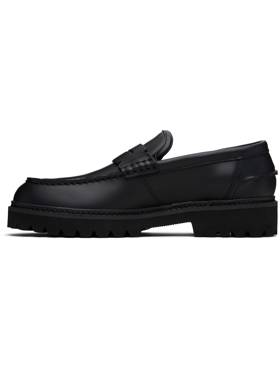 Black Lug Loafers - 3
