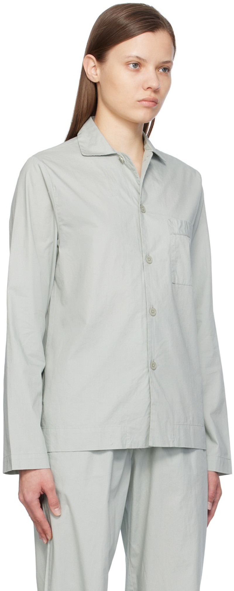 Museum of Peace & Quiet Khaki Lounge Pyjama Shirt outlook